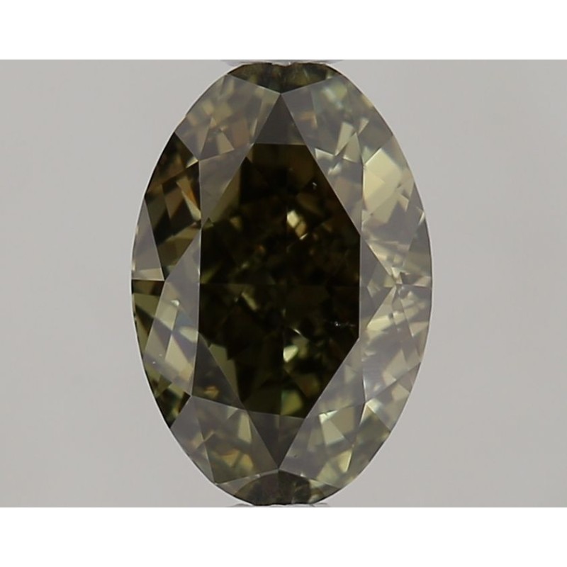 Diament o barwie fantazyjnej szlif owalny, 1.07ct, VS2, Fancy Dark Greenish Gray, GIA 2516293952 Diament o barwie fantazyjnej szlif owalny, 1.07ct, VS2, Fancy Dark Greenish Gray, GIA 2516293952