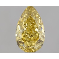 Diament o barwie fantazyjnej szlif gruszkowy, 1.01ct, VS1, Fancy Deep Yellow, GIA 6511697427