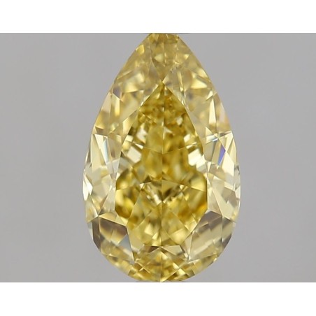 Diament o barwie fantazyjnej szlif gruszkowy, 1.01ct, VS1, Fancy Deep Yellow, GIA 6511697427