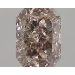 Diament o barwie fantazyjnej radiant, 1ct, SI2, Fancy Brown, GIA 2514558661