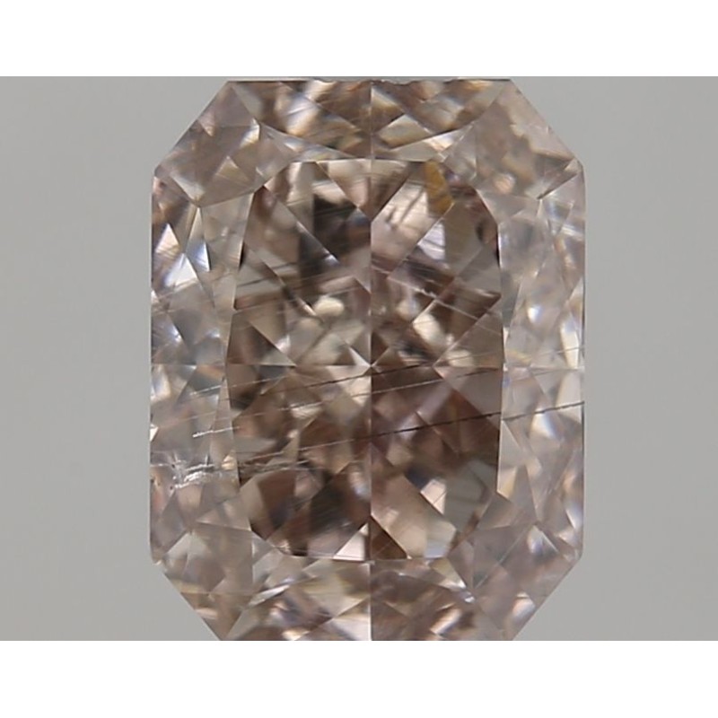Diament o barwie fantazyjnej radiant, 1ct, SI2, Fancy Brown, GIA 2514558661