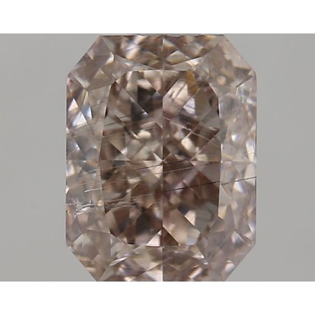 Diament o barwie fantazyjnej radiant, 1ct, SI2, Fancy Brown, GIA 2514558661