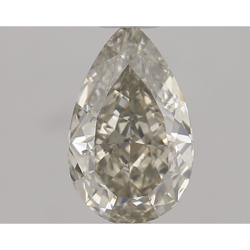 Diament o barwie fantazyjnej szlif gruszkowy, 1.04ct, SI1, Fancy Light Gray, GIA 1517747975