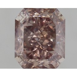Diament o barwie fantazyjnej radiant, 1.03ct, SI2, Fancy Brown Pink, GIA 2517545815