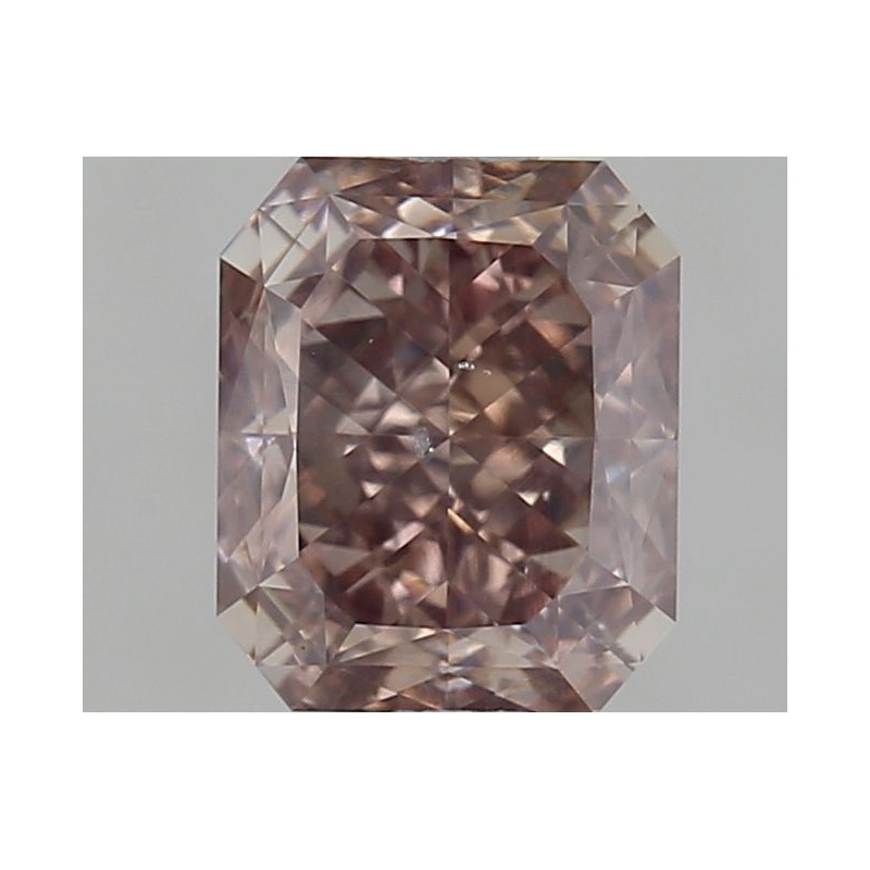 Diament o barwie fantazyjnej radiant, 1.03ct, SI2, Fancy Brown Pink, GIA 2517545815