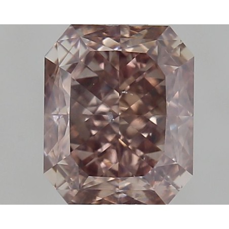 Diament o barwie fantazyjnej radiant, 1.03ct, SI2, Fancy Brown Pink, GIA 2517545815