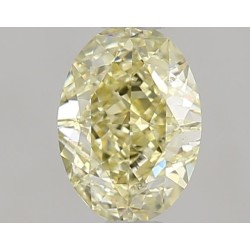 Diament o barwie fantazyjnej szlif owalny, 0.6ct, SI1, Fancy Yellow, GIA 1515558664