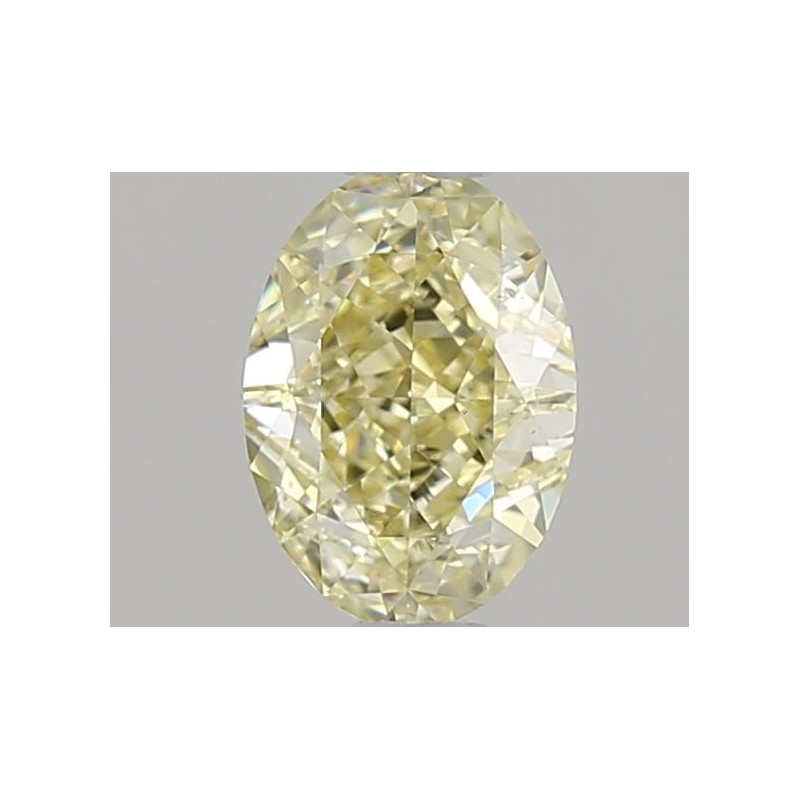 Diament o barwie fantazyjnej szlif owalny, 0.6ct, SI1, Fancy Yellow, GIA 1515558664