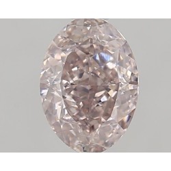 Diament o barwie fantazyjnej szlif owalny, 0.78ct, SI1, Fancy Brown Pink, GIA 7511631871