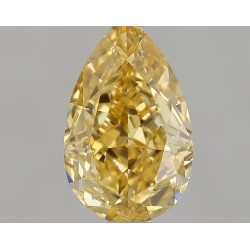 Diament o barwie fantazyjnej szlif gruszkowy, 0.96ct, VS2, Fancy Intense Orangey Yellow, GIA 6512546343