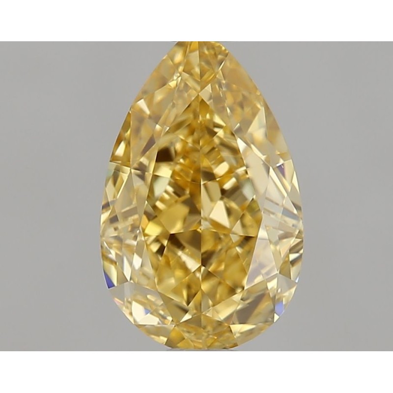 Diament o barwie fantazyjnej szlif gruszkowy, 0.96ct, VS2, Fancy Intense Orangey Yellow, GIA 6512546343
