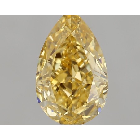 Diament o barwie fantazyjnej szlif gruszkowy, 0.96ct, VS2, Fancy Intense Orangey Yellow, GIA 6512546343