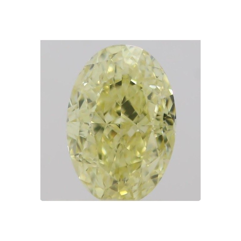 Diament o barwie fantazyjnej szlif owalny, 0.5ct, VS2, Fancy  Yellow, GIA 2215654228