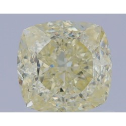 Diament o barwie fantazyjnej szlif poduszkowy brylantowy, 1.05ct, VS1, Fancy Light Yellow, GIA 5234066555