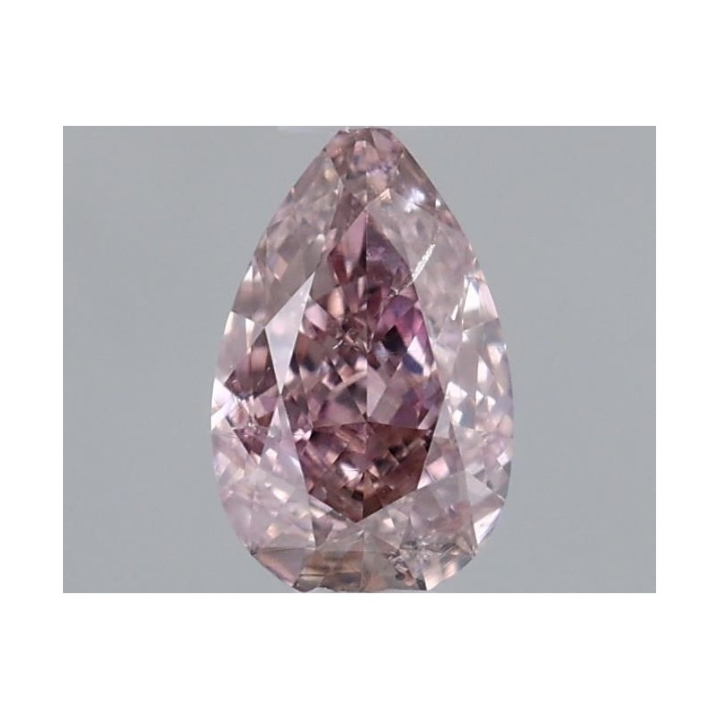 Diament o barwie fantazyjnej szlif gruszkowy, 0.31ct, SI2, Fancy Brown Pink, GIA 3485993760
