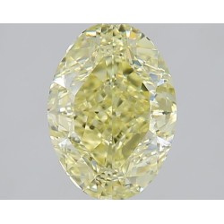 Diament o barwie fantazyjnej szlif owalny, 1.7ct, VS2, Fancy Light Yellow, GIA 6515782111