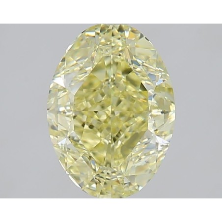 Diament o barwie fantazyjnej szlif owalny, 1.7ct, VS2, Fancy Light Yellow, GIA 6515782111