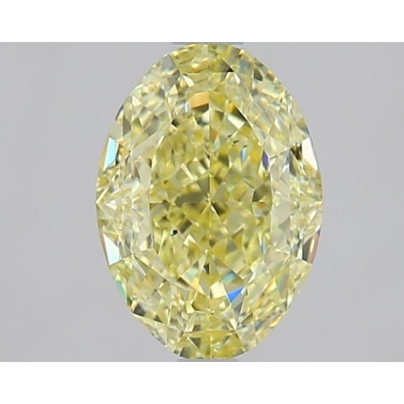 Diament o barwie fantazyjnej szlif owalny, 1.57ct, SI1, Fancy  Yellow, GIA 2487667692
