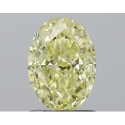 Diament o barwie fantazyjnej szlif owalny, 1.55ct, VVS2, Fancy Yellow, GIA 5231244667