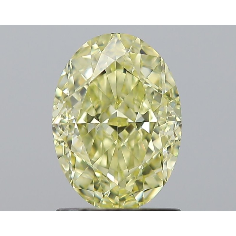 Diament o barwie fantazyjnej szlif owalny, 1.55ct, VVS2, Fancy Yellow, GIA 5231244667