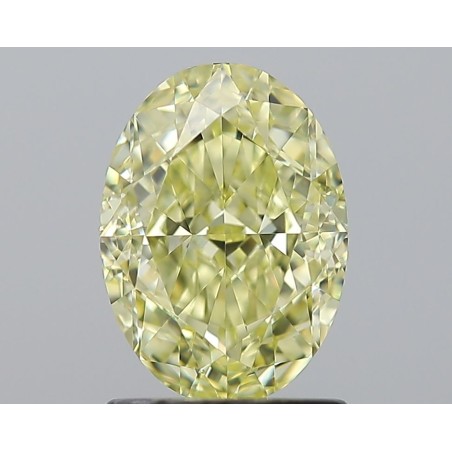 Diament o barwie fantazyjnej szlif owalny, 1.55ct, VVS2, Fancy Yellow, GIA 5231244667