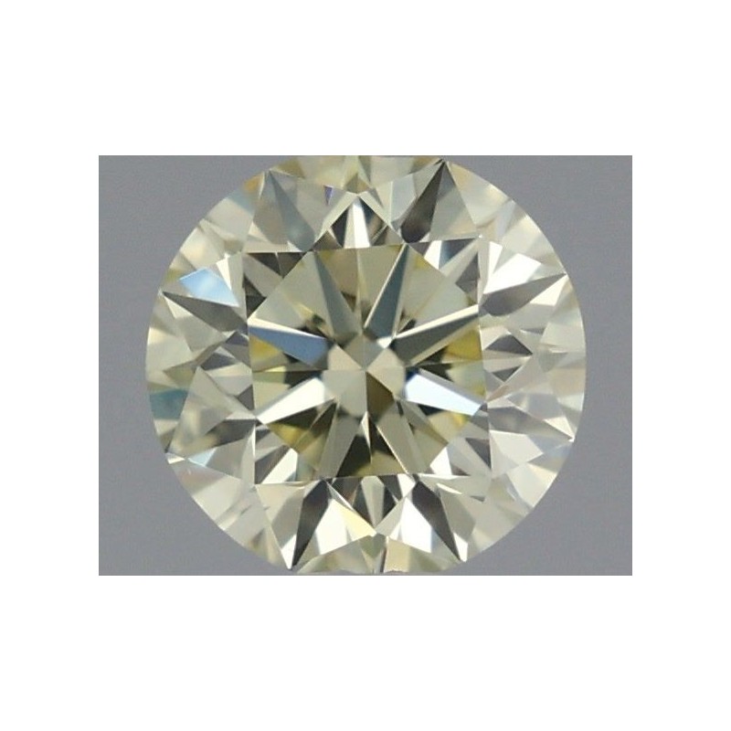Diament o barwie fantazyjnej szlif okrągły, 0.4ct, VVS2, Fancy Light Yellow, GIA 2467227481