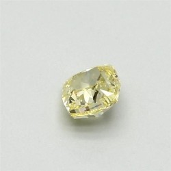 Diament o barwie fantazyjnej szlif poduszkowy brylantowy, 0.4ct, SI2, Fancy Intense Yellow, GIA 2195768429