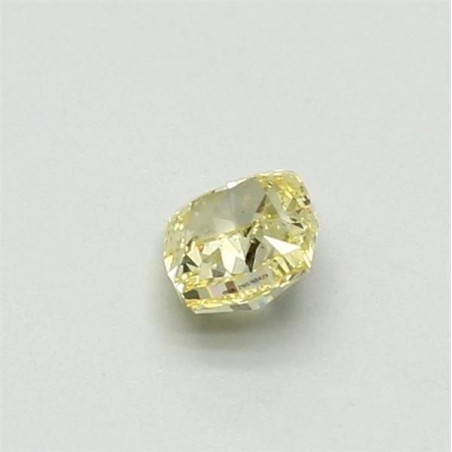 Diament o barwie fantazyjnej szlif poduszkowy brylantowy, 0.4ct, SI2, Fancy Intense Yellow, GIA 2195768429