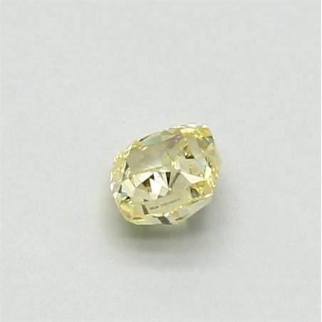 Diament o barwie fantazyjnej szlif poduszkowy brylantowy, 0.41ct, SI1, Fancy Intense Yellow, GIA 5191768424