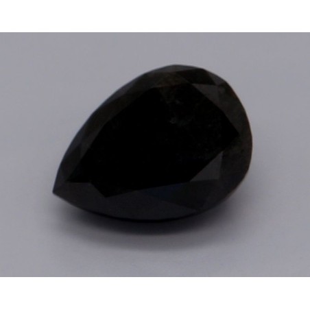 Diament o barwie fantazyjnej szlif gruszkowy, 0.74ct, VVS2, Fancy Black, GIA 2231109989