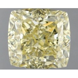 Diament o barwie fantazyjnej szlif poduszkowy modyfikowany, 1.02ct, VS1, Fancy Yellow, GIA 2446692314