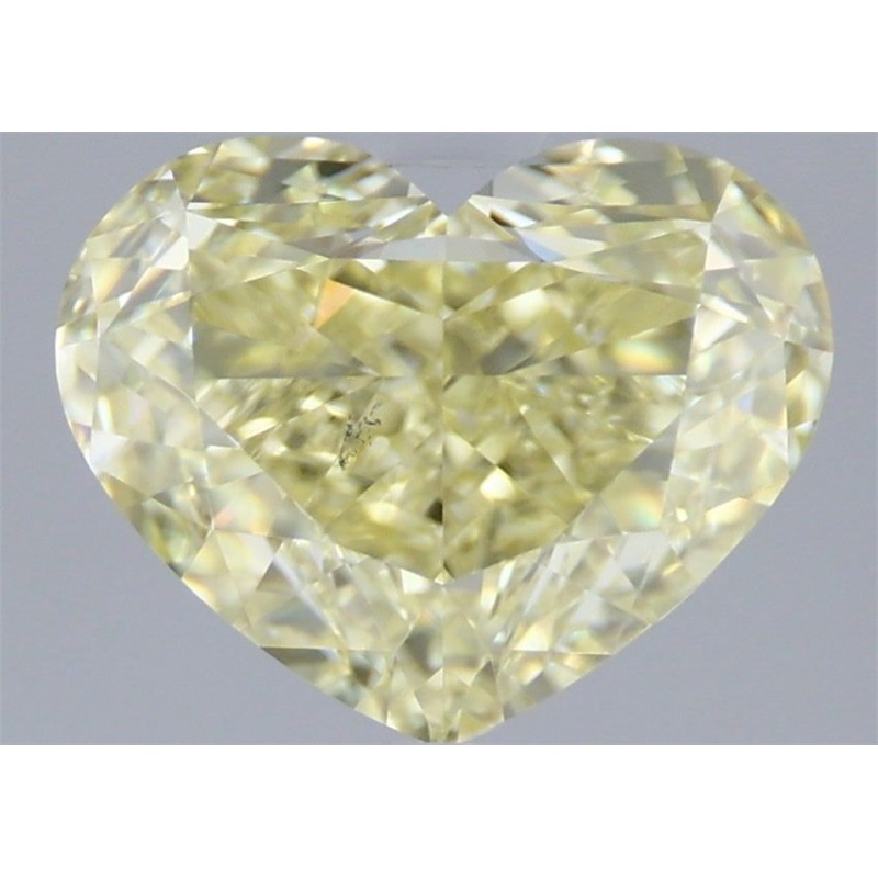 Diament o barwie fantazyjnej serce, 1.69ct, VS2, Fancy Yellow, GIA 1449744438