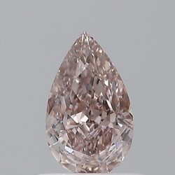 Diament o barwie fantazyjnej szlif gruszkowy, 0.51ct, SI1, Fancy Brown Pink, GIA 2235486869