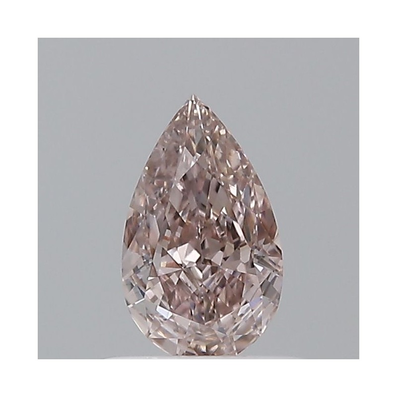 Diament o barwie fantazyjnej szlif gruszkowy, 0.51ct, SI1, Fancy Brown Pink, GIA 2235486869