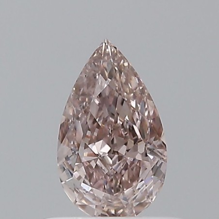 Diament o barwie fantazyjnej szlif gruszkowy, 0.51ct, SI1, Fancy Brown Pink, GIA 2235486869
