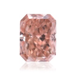Diament o barwie fantazyjnej radiant, 0.4ct, SI2, Fancy Orangey Pink, GIA 6175921390