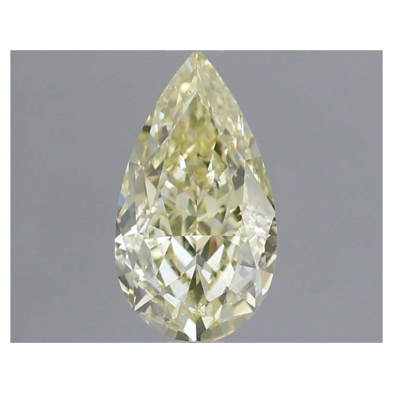 Diament o barwie fantazyjnej szlif gruszkowy, 1.19ct, SI2, Fancy Light Yellow, GIA 2417869065
