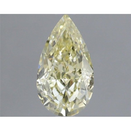 Diament o barwie fantazyjnej szlif gruszkowy, 1.19ct, SI2, Fancy Light Yellow, GIA 2417869065
