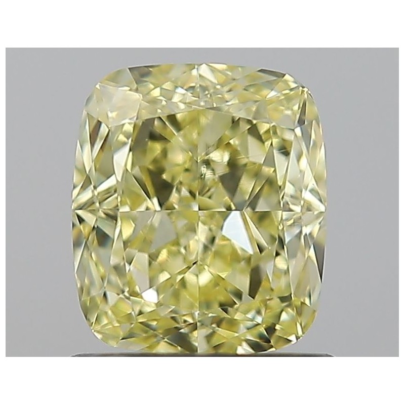 Diament o barwie fantazyjnej szlif poduszkowy modyfikowany, 1.22ct, VS1, Fancy Intense Yellow, GIA 2235067855