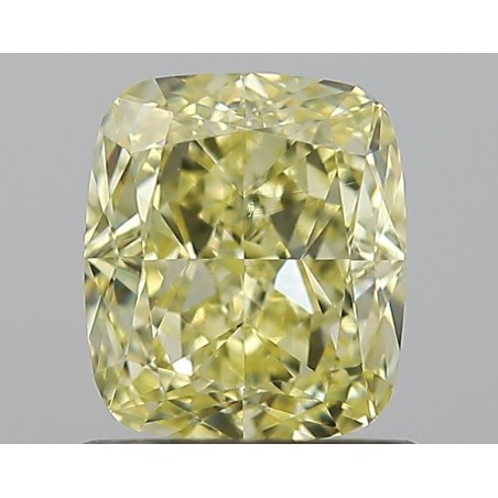 Diament o barwie fantazyjnej szlif poduszkowy modyfikowany, 1.22ct, VS1, Fancy Intense Yellow, GIA 2235067855