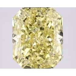 Diament o barwie fantazyjnej radiant, 1.51ct, SI1, Fancy Intense Yellow, GIA 2235175577