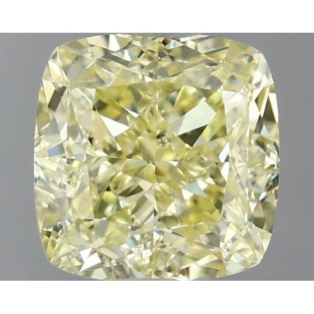 Diament o barwie fantazyjnej szlif poduszkowy modyfikowany, 1.5ct, SI1, Fancy Yellow, GIA 6451752233