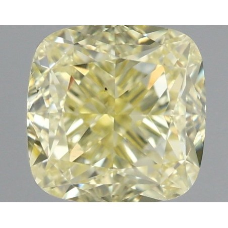 Diament o barwie fantazyjnej szlif poduszkowy brylantowy, 1.02ct, VS2, Fancy Yellow, GIA 7441692330