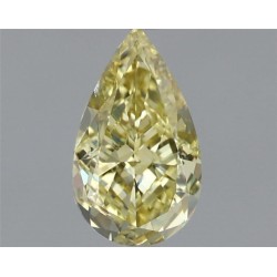 Diament o barwie fantazyjnej szlif gruszkowy, 1.01ct, SI2, Fancy Yellow, GIA 2467216588