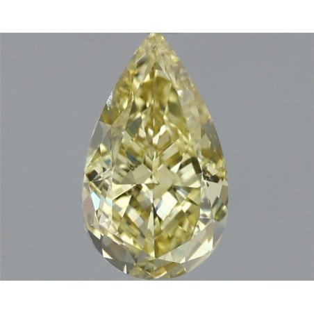Diament o barwie fantazyjnej szlif gruszkowy, 1.01ct, SI2, Fancy Yellow, GIA 2467216588