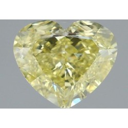 Diament o barwie fantazyjnej serce, 1.24ct, VS1, Fancy Intense Yellow, GIA 6451116335