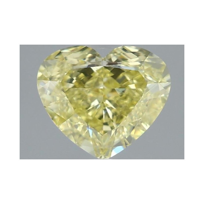 Diament o barwie fantazyjnej serce, 1.24ct, VS1, Fancy Intense Yellow, GIA 6451116335