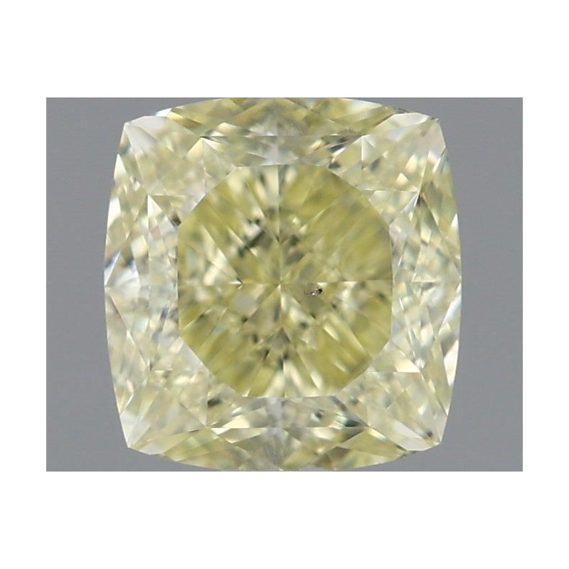 Diament o barwie fantazyjnej szlif poduszkowy brylantowy, 1.02ct, VS2, Fancy Yellow, GIA 6465830080