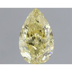 Diament o barwie fantazyjnej szlif gruszkowy, 1.12ct, VS1, Fancy Yellow, GIA 3445744284