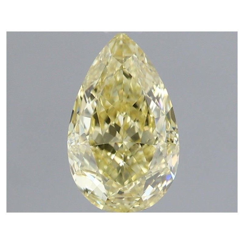 Diament o barwie fantazyjnej szlif gruszkowy, 1.12ct, VS1, Fancy Yellow, GIA 3445744284